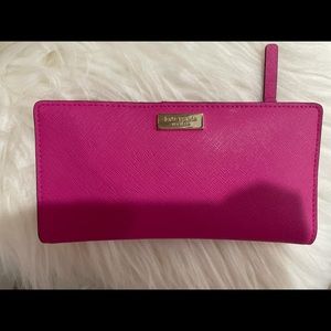 Kate Spade Hot pink wallet